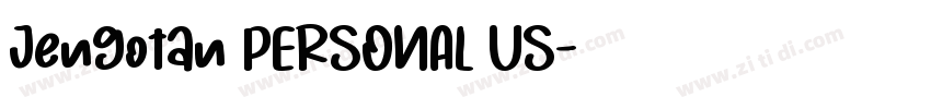 Jengotan PERSONAL US字体转换 Jengotan PERSONAL US字体转换